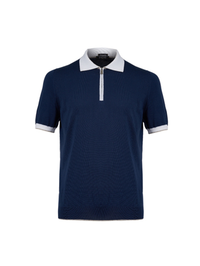 Поло с коротким рукавом на молнии Svevo