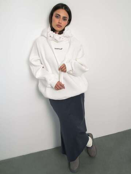 Худи с начесом Victory молочный