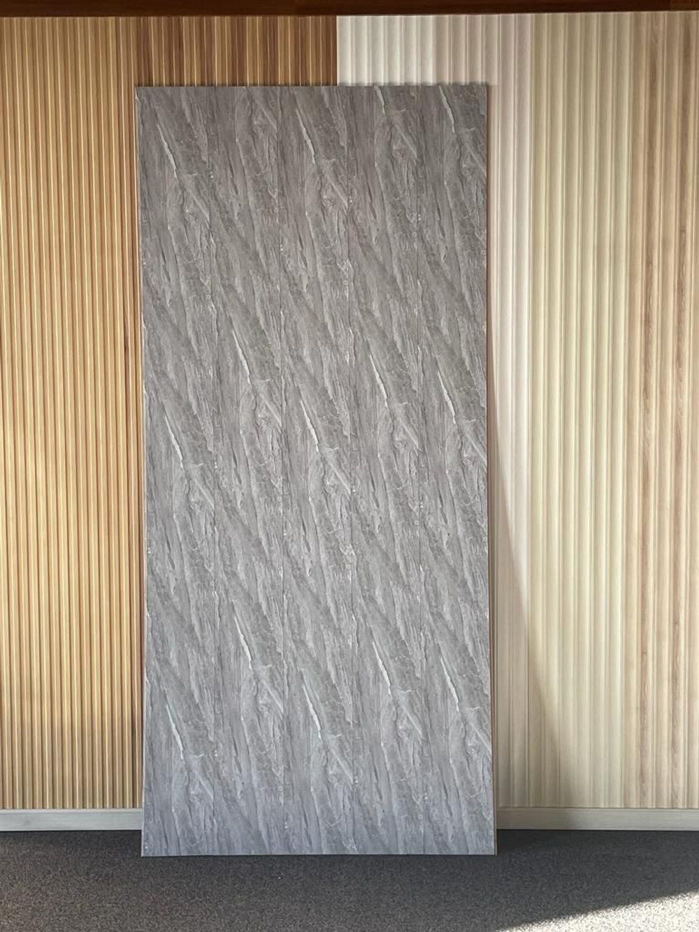 Стеновая панель МДФ ламинированная ПВХ-пленкой Lord Сланец серый 2700х240 мм