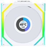 LIAN LI Uni Fan SL Wireless LCD 120 ARGB Reverse Blade 12RSLLCD1W1W
