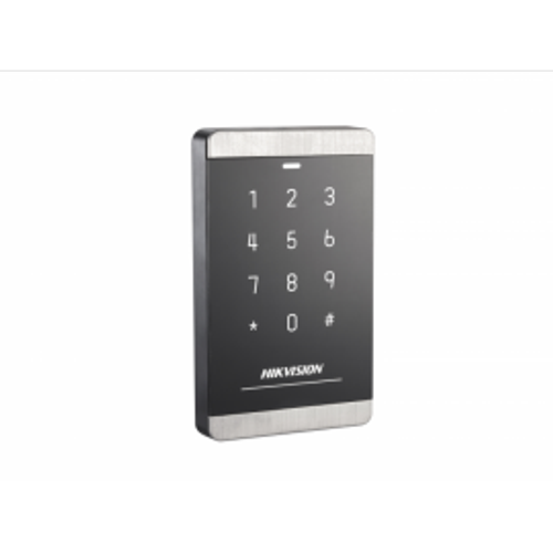 Считыватель карт DS-K1103MK 13.56 МГц, дальность считывания 30-50 мм, RS485 и Wiegand W26/W34, DC12В