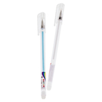 Ручка гелевая, Basir, цветные чернила, серия "Random", прозрачный корпус, 12 шт