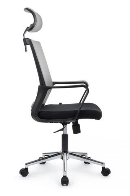 Кресло Riva Минт RCH M1029HBE Серый/Черный