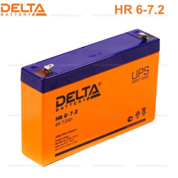 Аккумуляторная батарея Delta HR 6-7.2 (6V / 7.2Ah)