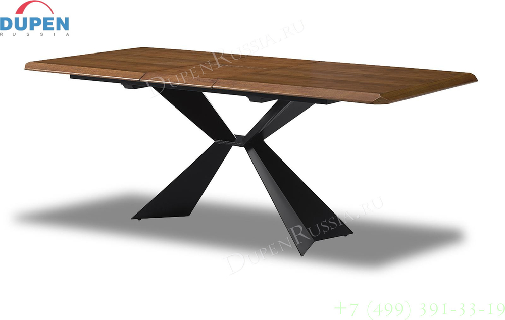 Стол Т1712A (180-220) Орех (Allure)