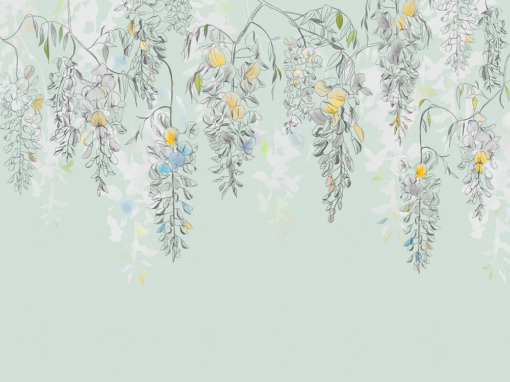 Дизайнерские обои Wall Street Blossom