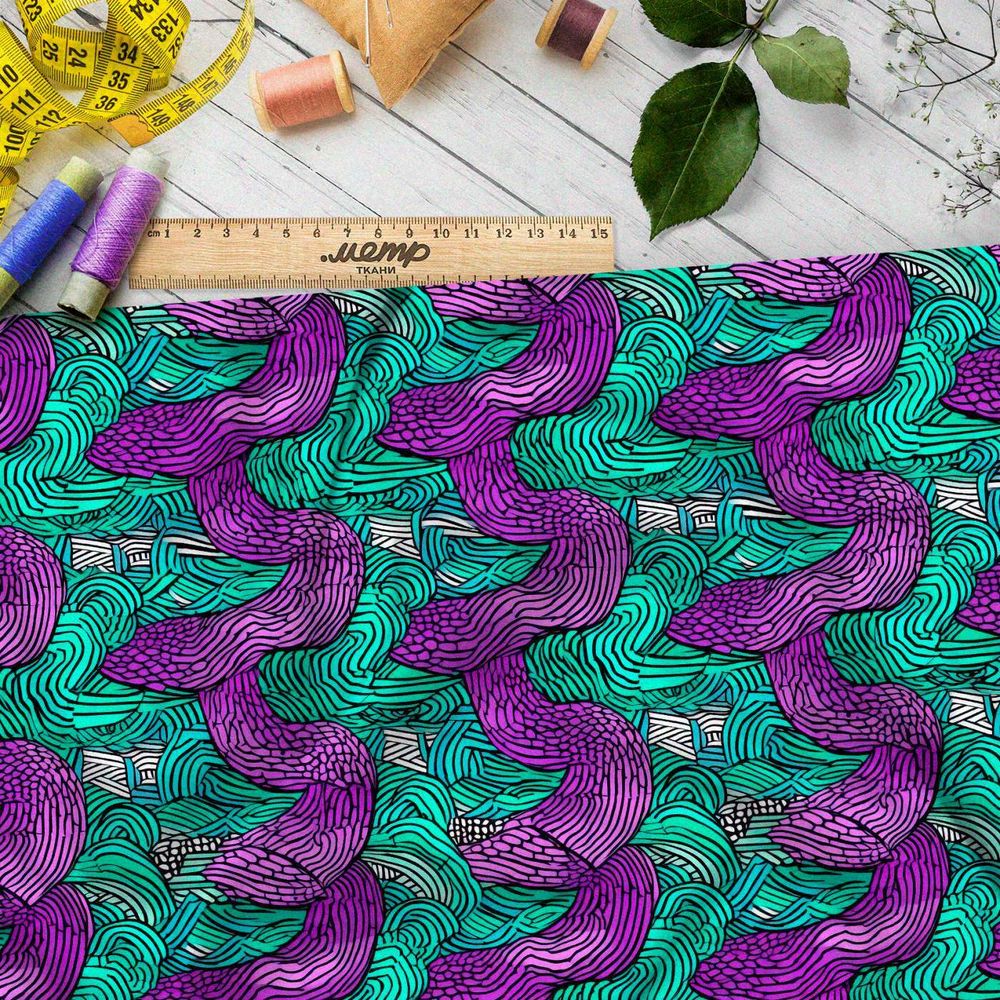 Ткань Ниагара Софт призрачное сияние