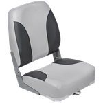 Сиденье Мягкое Classic Low Back Seat Серо-Чёрное