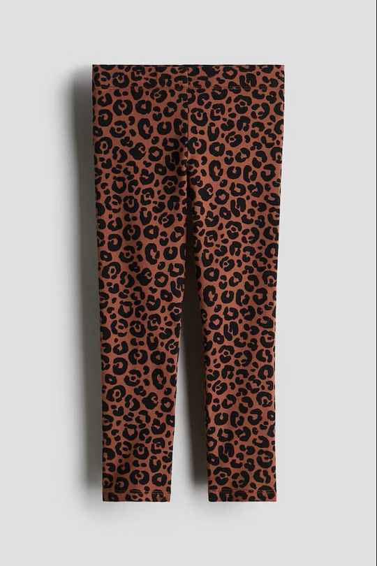 H&M Хлопковые легинсы, персиковый