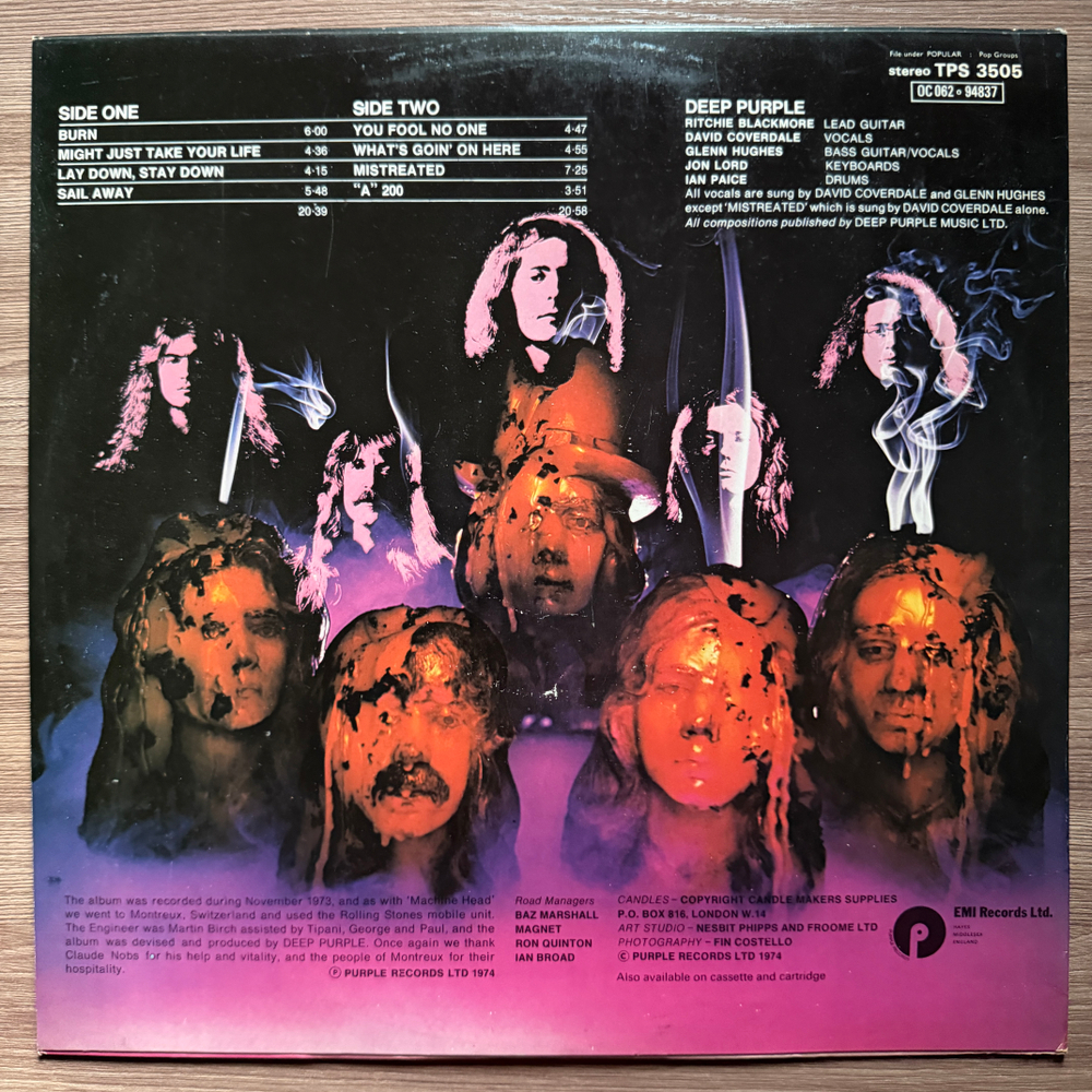 Deep Purple - Burn (Дания 1974г.)