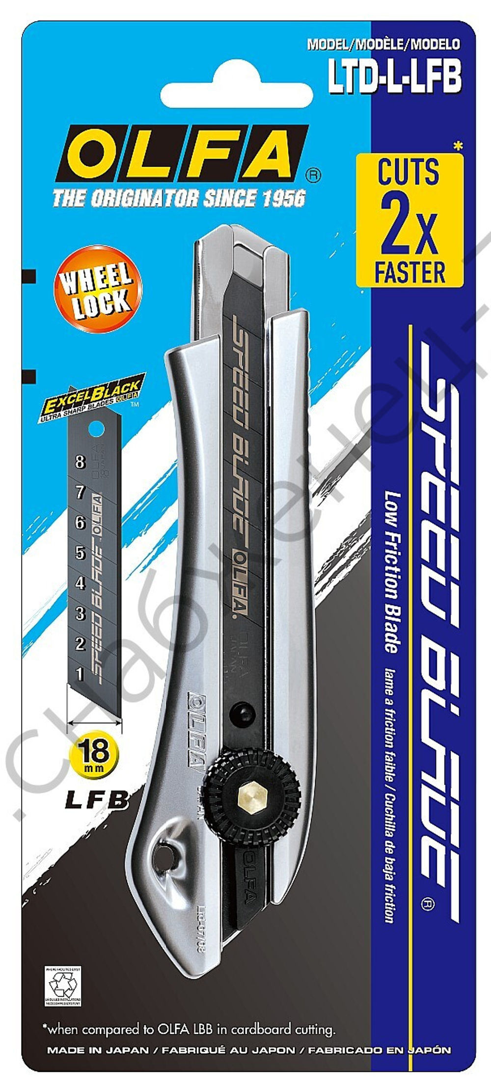 OLFA 18 мм, с сегментированным лезвием, нож (OL-LTD-L-LFB)