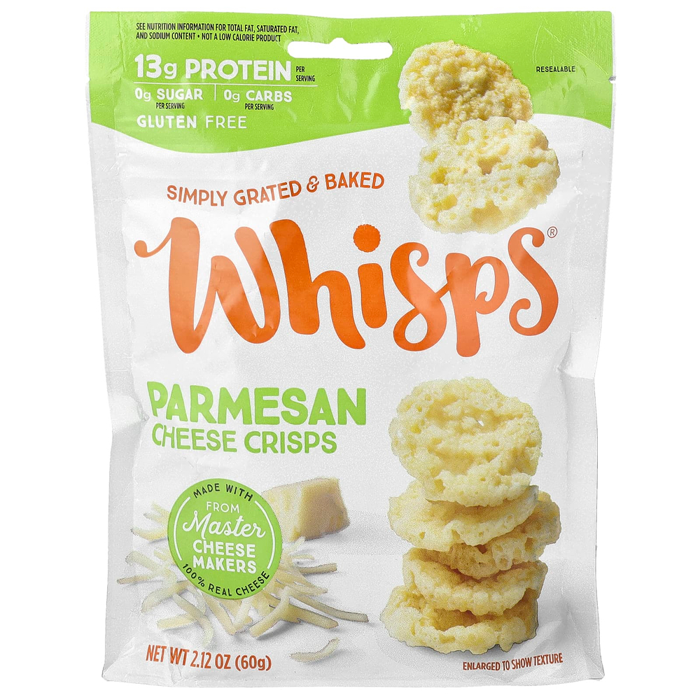 Whisps, сырные чипсы, пармезан, 60 г (2,12 унции)