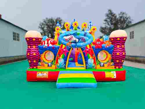 Коммерческий надувной батут «В гостях у моря 4», 10*5*5 м