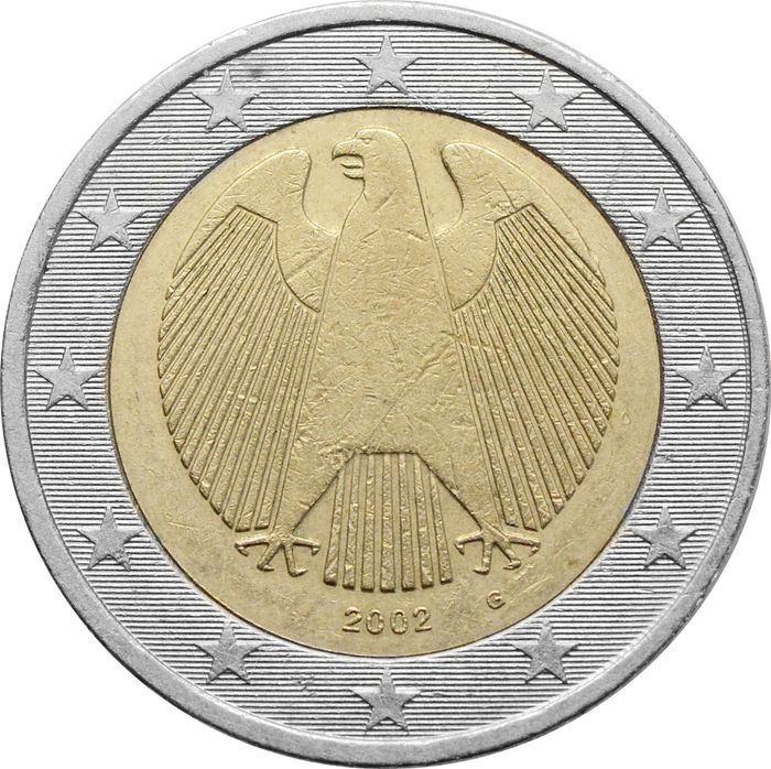 2 евро 2002 Германия