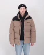 Пуховик Anteater Downjacket Velvet Combo Бежевая