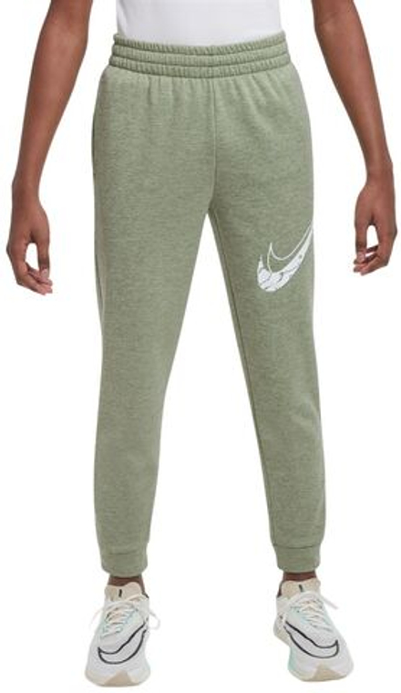 Детские теннисные брюки Nike Kids Multi Stain Repel Therm Fit - Green