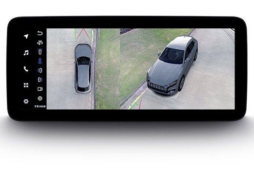 Магнитола для Lexus RX270, RX350, RX450h 2009-2012 AL10 (цветной "B2") - Teyes LUX ONE 360 монитор 12.3" 2K QLED на Android 10, CarPlay, 4G SIM-слот, 6/128 ГБ, 4 камеры в комплекте