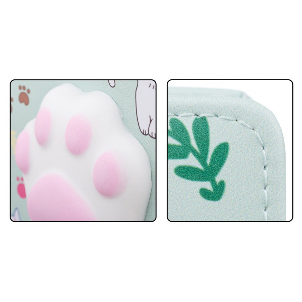 Блокнот детский Basir, формат А5, серия "Лапки", яркая обложка со сквишем, 80 листов, размер 21*14.3 см