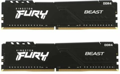 Оперативная память KINGSTON FURY Beast DDR4 64GB 3200MHz CL16 KF432C16BBK2/64