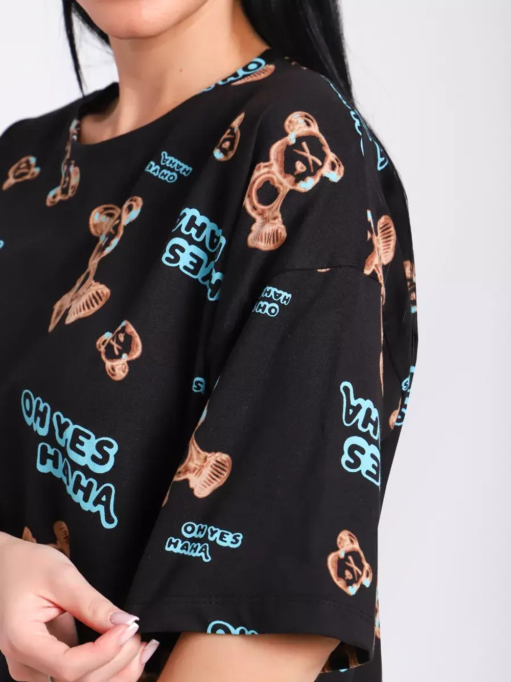 Платье-футболка спортивное оверсайз