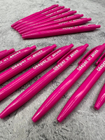 Набор пластиковых ручек с веселыми надписями