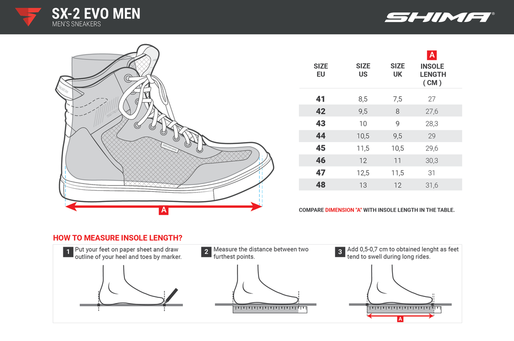 мотокеды SHIMA SX-2 EVO Men Black