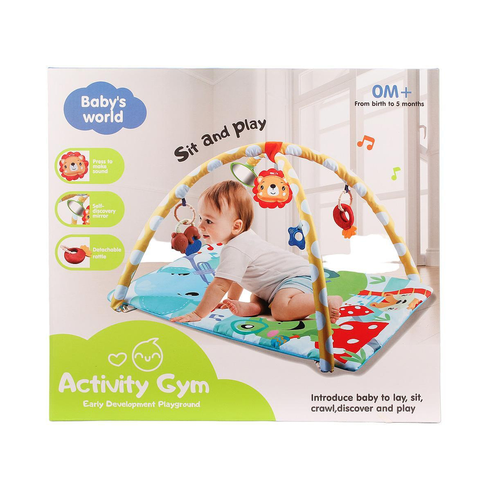 Коврик развивающий для машышей, коробка 918-082