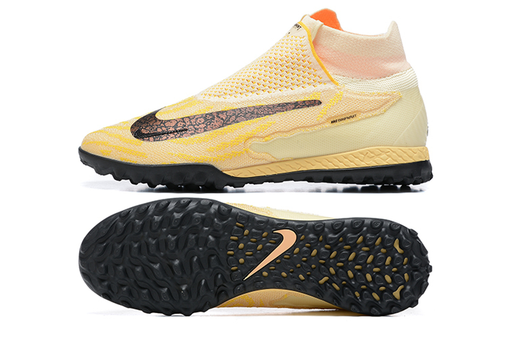 Шиповки Nike Phantom GX Elite DF Link TF (Золотой)
