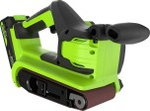 Ленточная шлифовальная машина аккумуляторная GREENWORKS G24BS 24V, АКБ 2Ач и ЗУ 3100607CUA