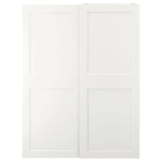 Пара рам раздвижных дверей - GRIMO IKEA/ ГРИМО ИКЕА, 150х201 см, белый