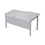 Стол криволинейный на металлокаркасе с экраном из металла МК40Х40 АВАНС (AVANCE)