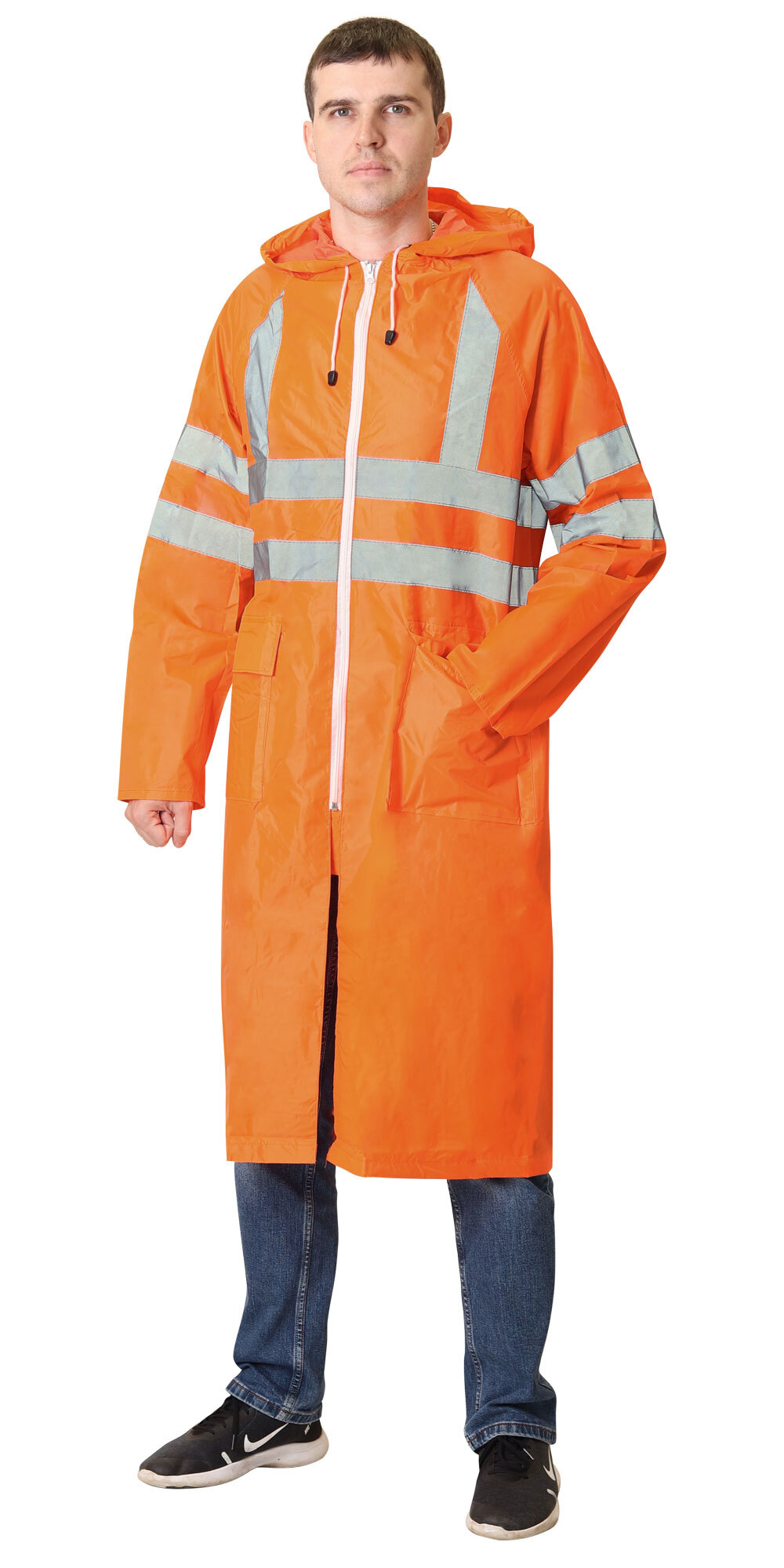 плащ дождевик с СОП сигнальный оранжевый