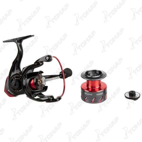 Катушка IKUMI 4000F 4+1 подшип + зап.шпуля (N-FSP-IK4000F-S) Nisus