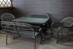 Комплект мебели из искусственного ротанга Мэдисон НЬЮ (Medison) Family Set NEW без подушек