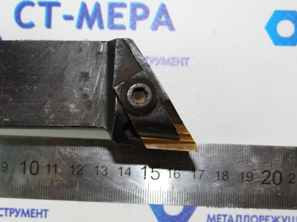 Резец проходной c рифленой параллелограммной пластиной (шифер) 32х32х170 CKJNL 3232 Р19