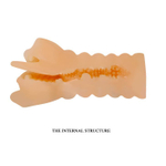 Мастурбатор-ротик Baile Miranda с язычком и зубками, 16,6 см