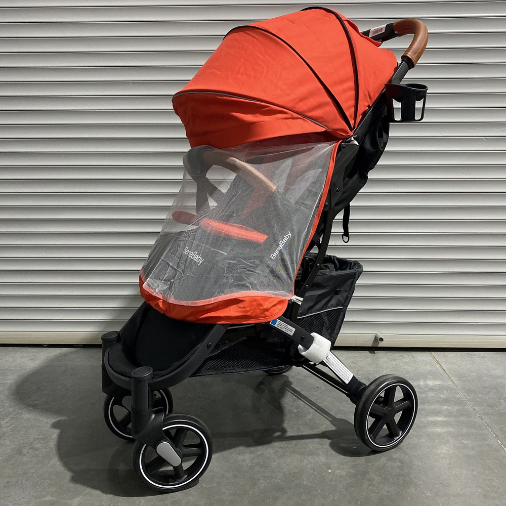 Прогулочная коляска D200 Красный текстиль полный комплект