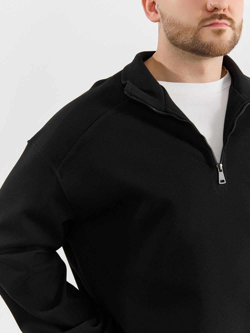 Толстовка мужская Интер-1 Виотекс ЧЁРНЫЙ