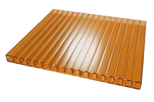 Поликарбонат 8 мм, 15 лет, янтарь