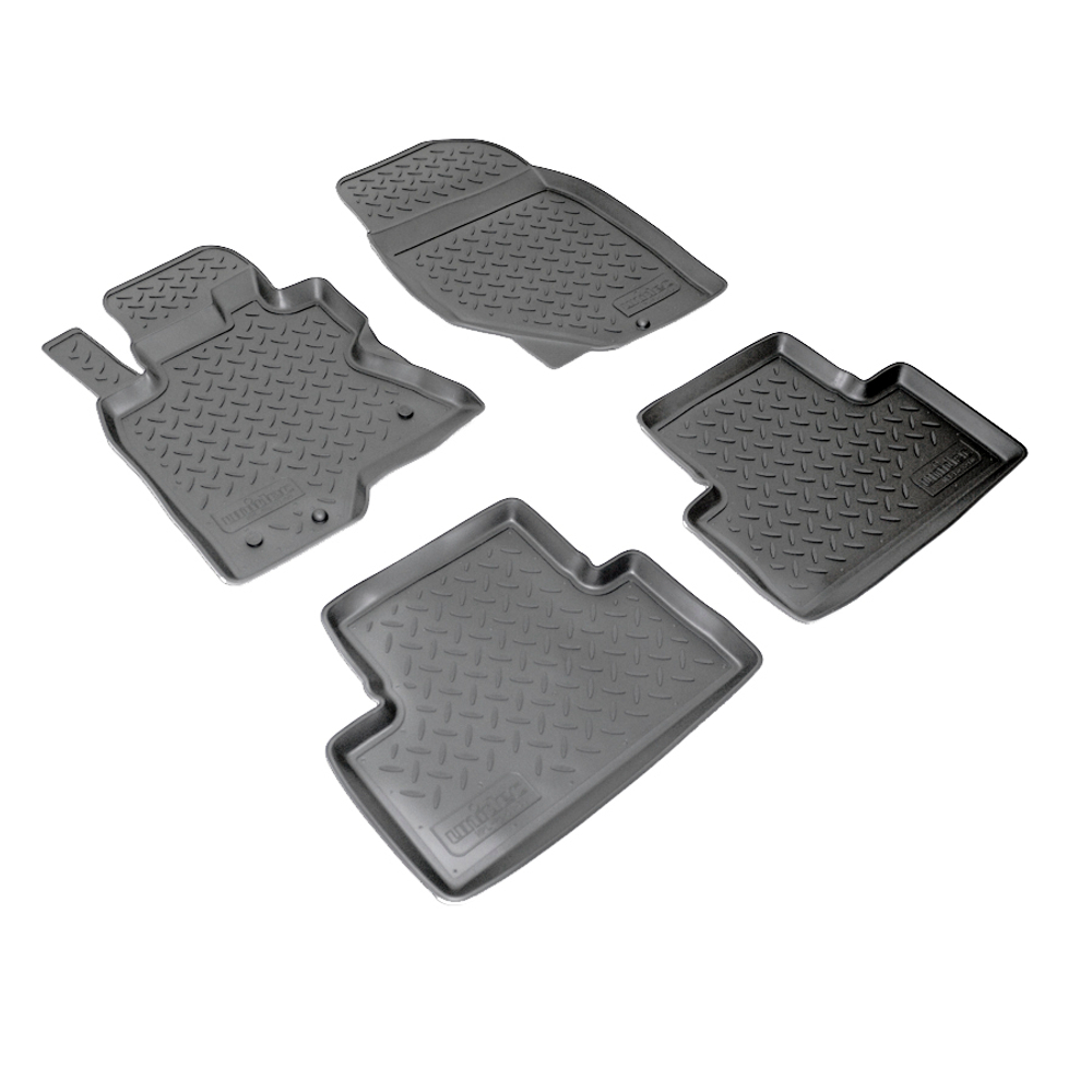 Ковры в салон Norplast/Unidec для Infiniti EX в кузове J50 (2008-2017), Черный, арт.NPL-Po-33-60