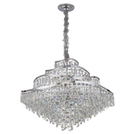 Citilux NAIAD CL315191 Люстра хрустальная подвесная Хром