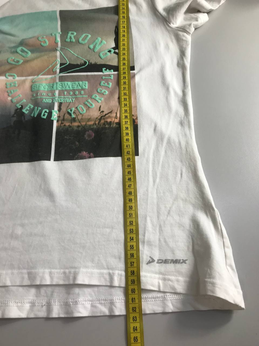 Футболка Demix для активного образа, маркировка L, визуально 48 размер