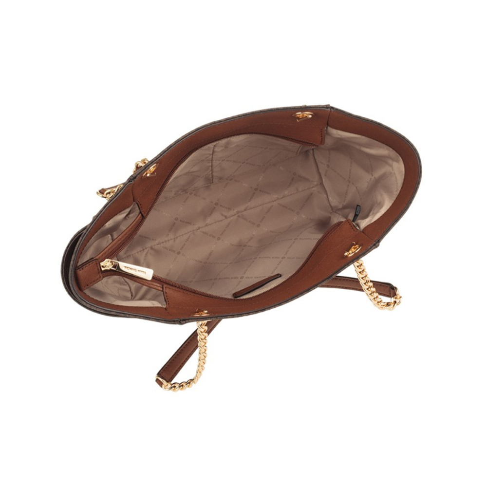 Сумка MICHAEL KORS MK Jet Set LOGO Tote, 35F8GTVE7B-BROWN