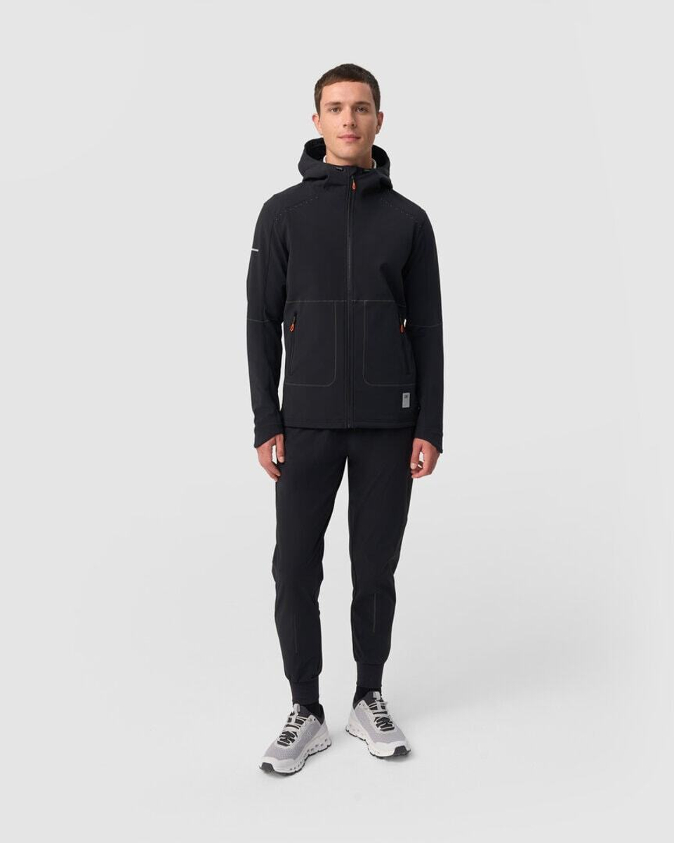 Зимняя беговая куртка GRI Темп 5.0 мужская чёрная