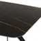 Обеденный стол Scarlet 160х80 см, черная керамика
