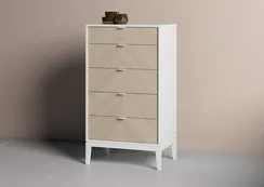 Комод Fjord 5 ящиков 116х55 см (белый)