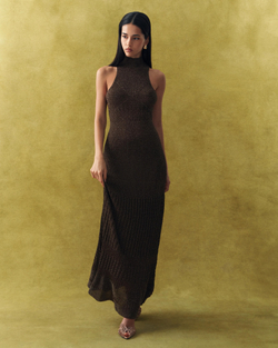 Платье ANITA с закрытой спиной, шоколадный