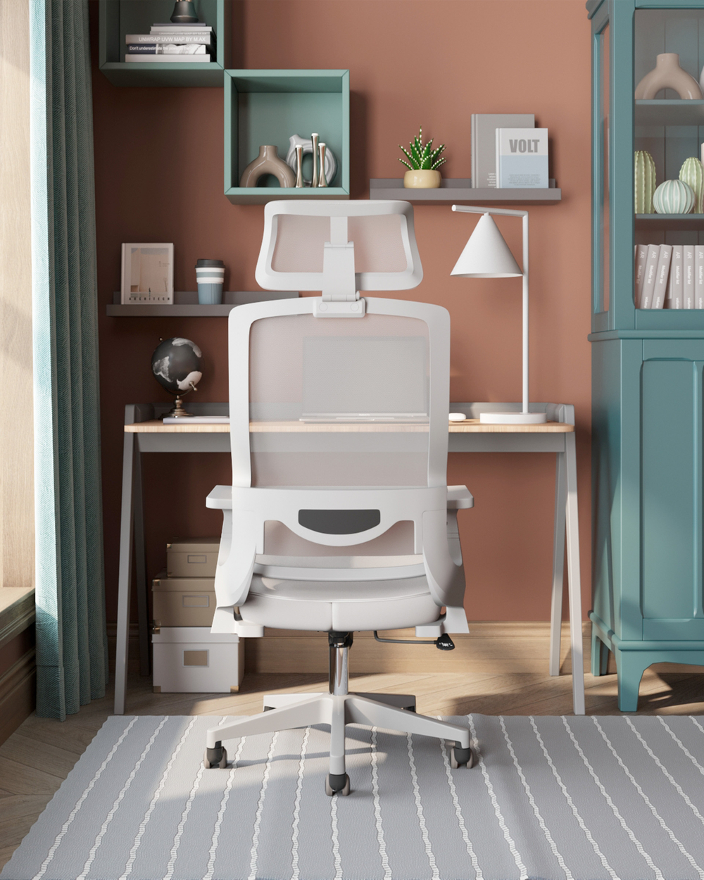 Кресло офисное TopChairs Vantage серый