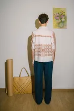 Рубашка Soeurs Chocolate Rhomb Shirt brown