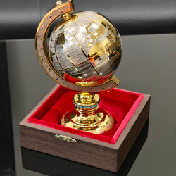 Глобус сувенирный "Золотой" (Златоуст)